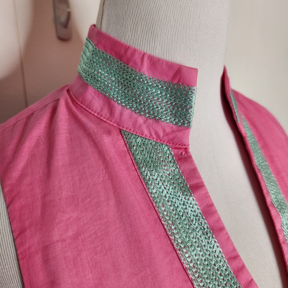 Sail to Sable Pink Sleeveless Tunic Shift Dress - Picture 5 of 8